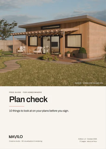 Cover of the guide Plan check.
